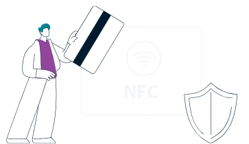 Illustration connexion en NFC